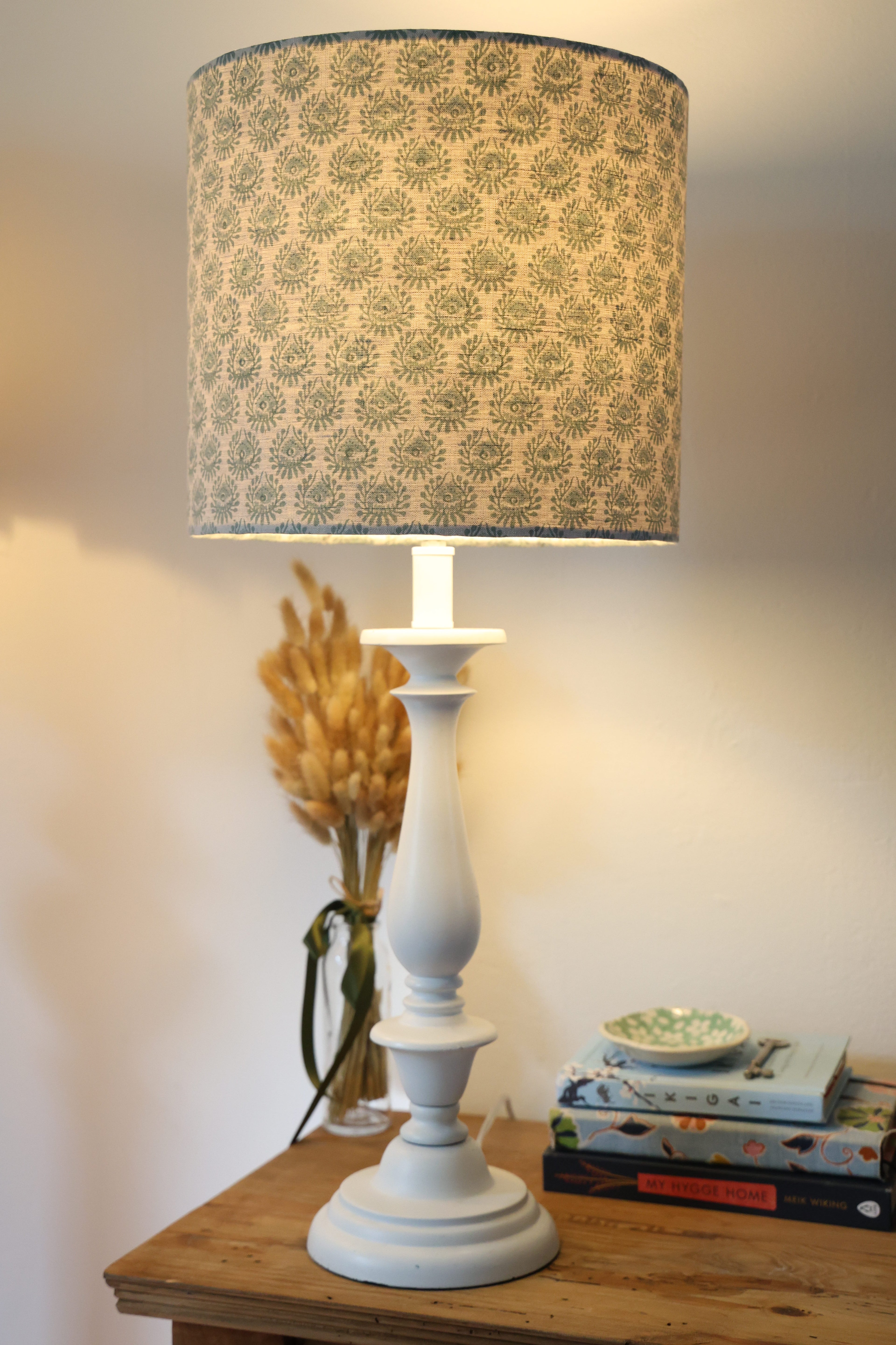 Walter G 'Lyon Celadon linen' Medium Lampshade