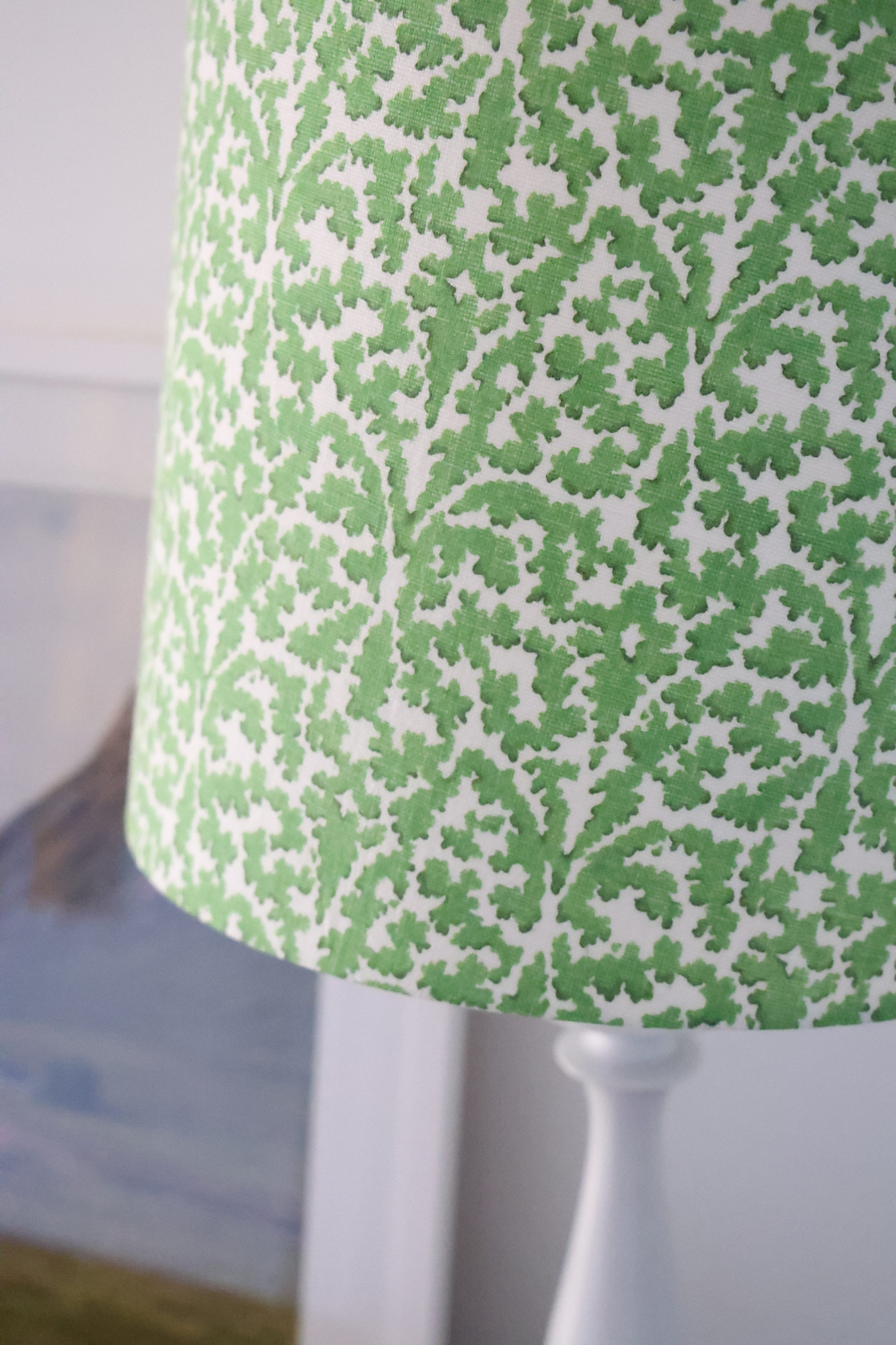Linwood 'Bagatelle Moss' Medium Empire Lampshade