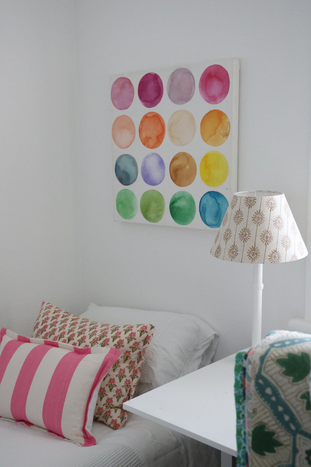 Walter G 'Bombay shell linen' mini conical shade