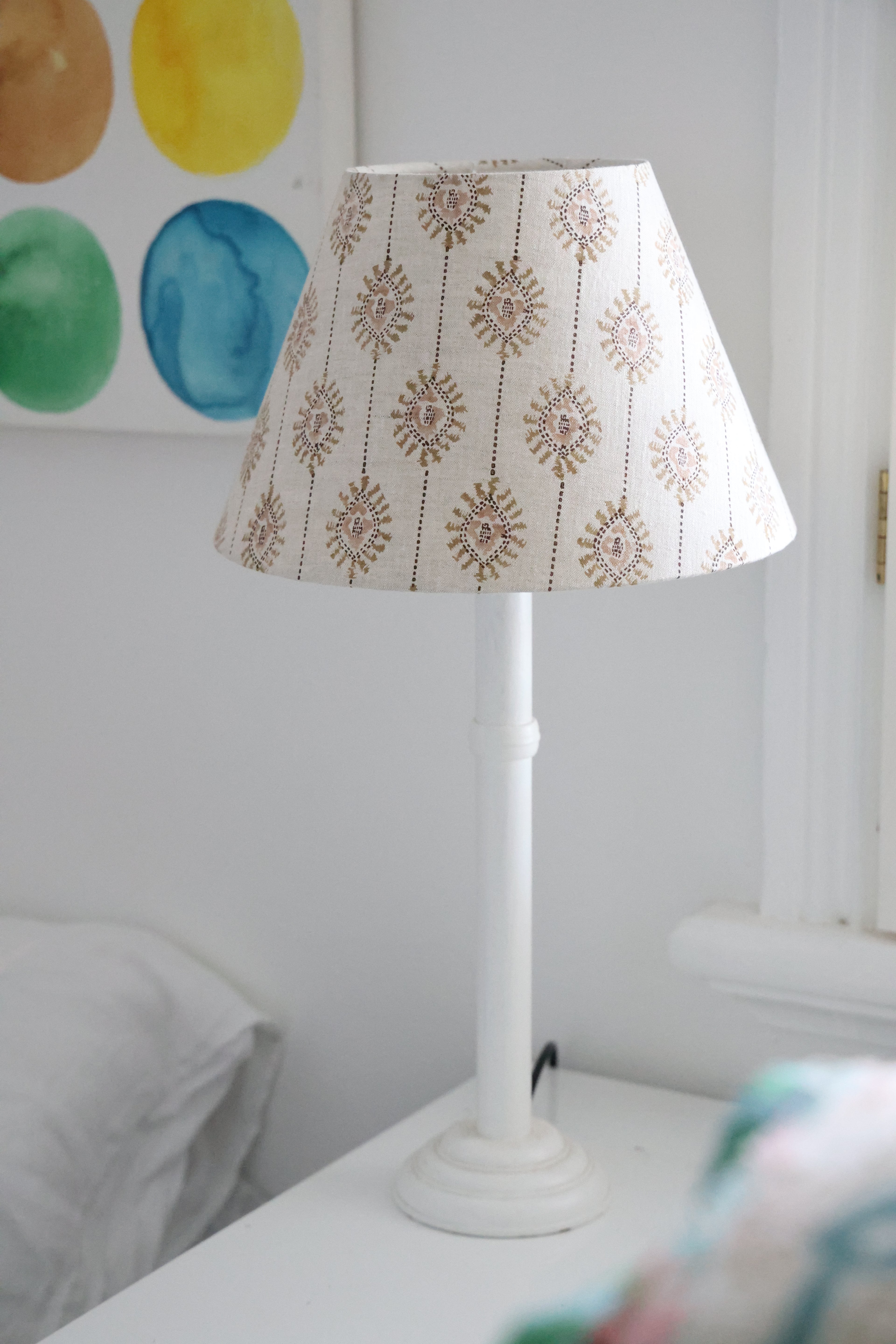 Walter G 'Bombay shell linen' mini conical shade