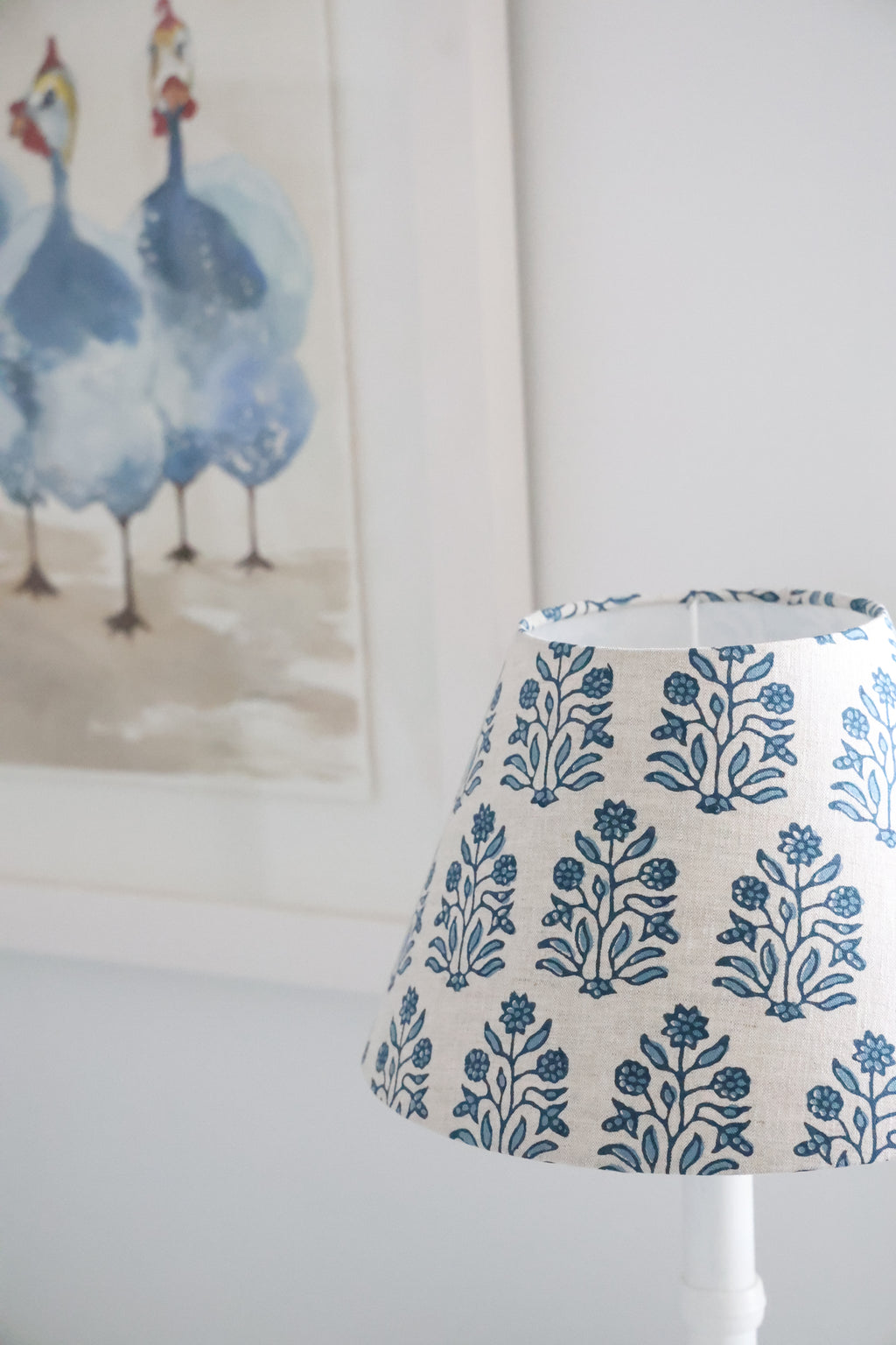 Walter G 'Amer Azure linen' mini conical shade