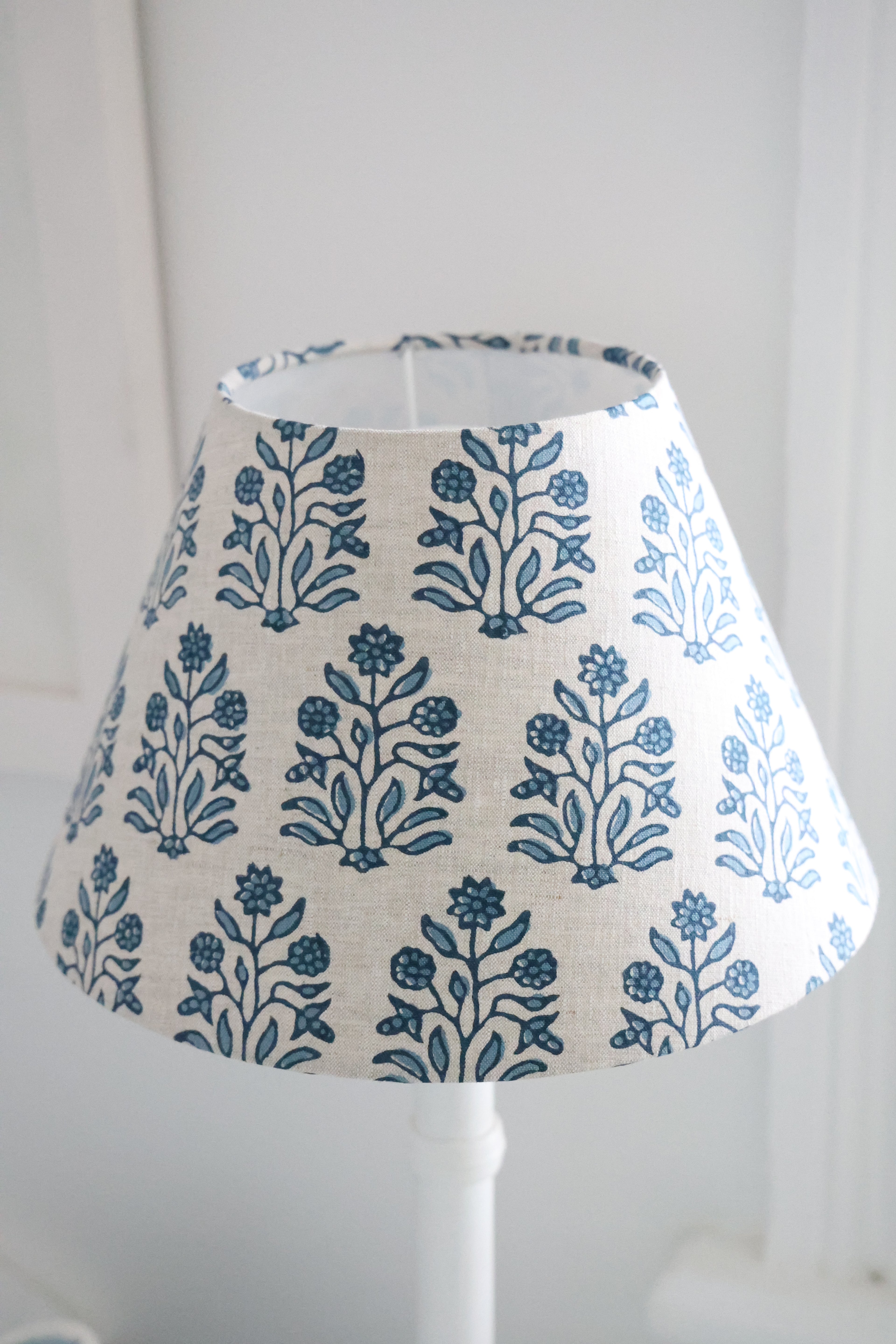 Walter G 'Amer Azure linen' mini conical shade