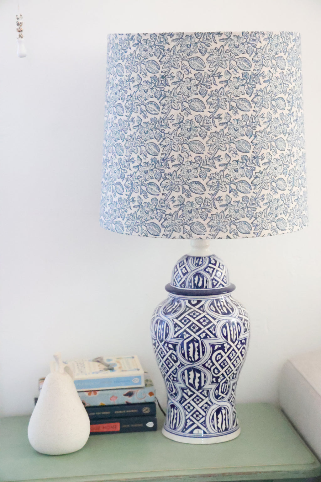 Walter G' blue floral design Large Empire Lampshade