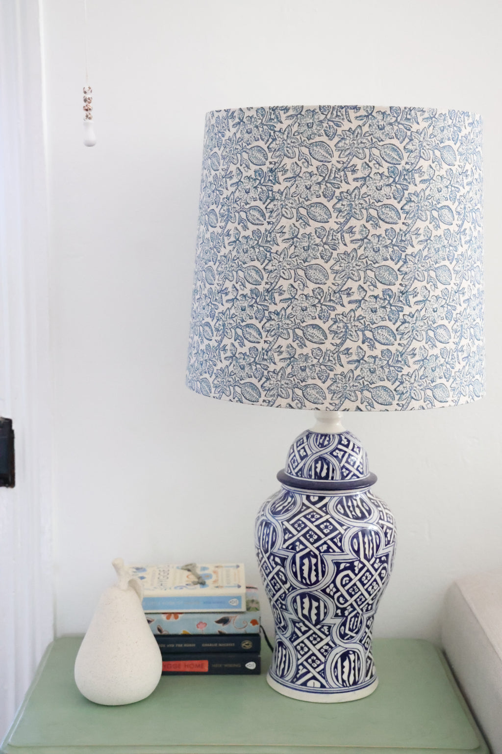 Walter G' blue floral design Large Empire Lampshade
