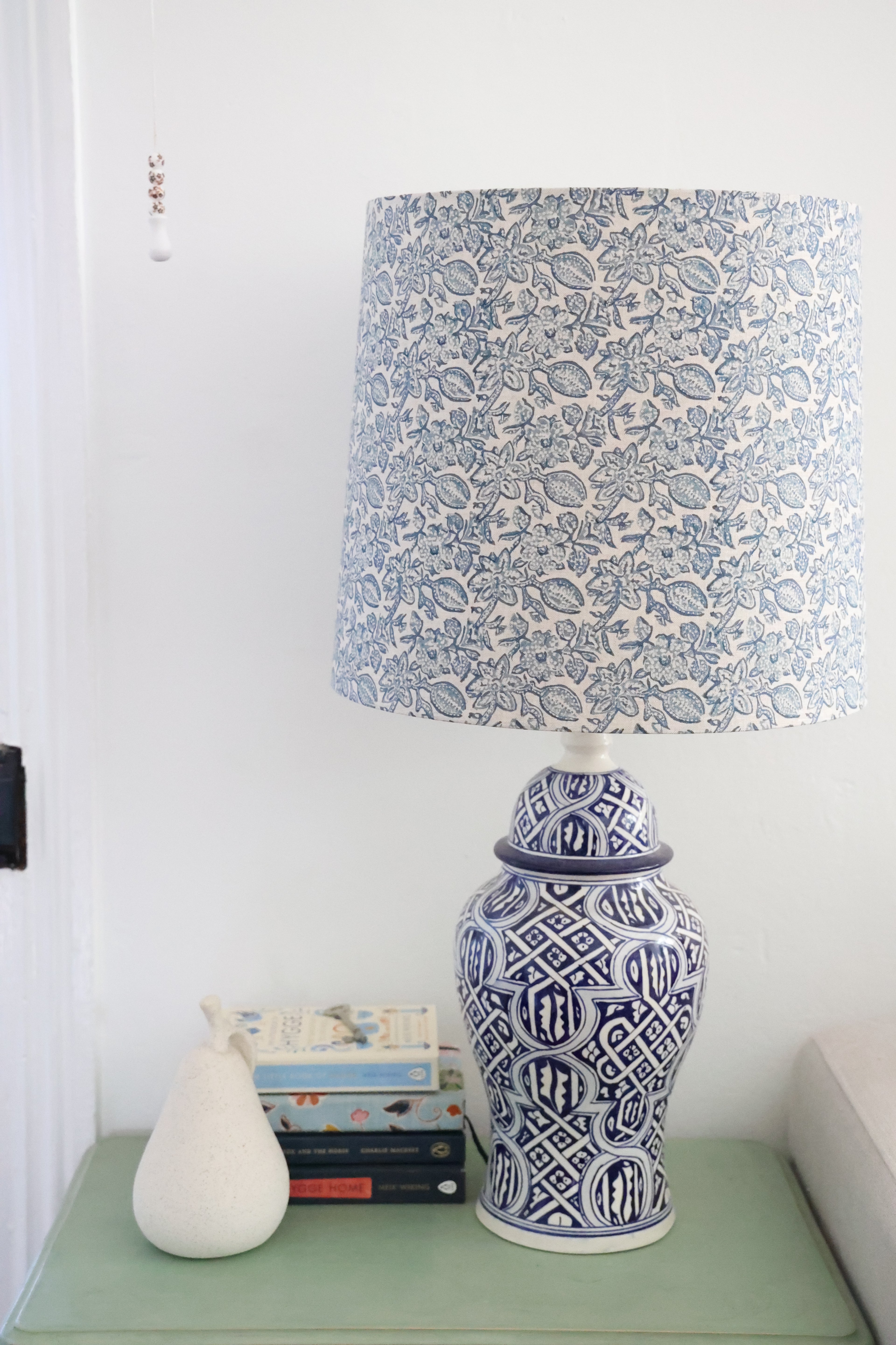 Walter G' blue floral design Large Empire Lampshade