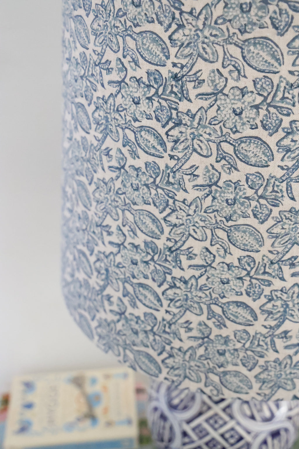 Walter G' blue floral design Large Empire Lampshade