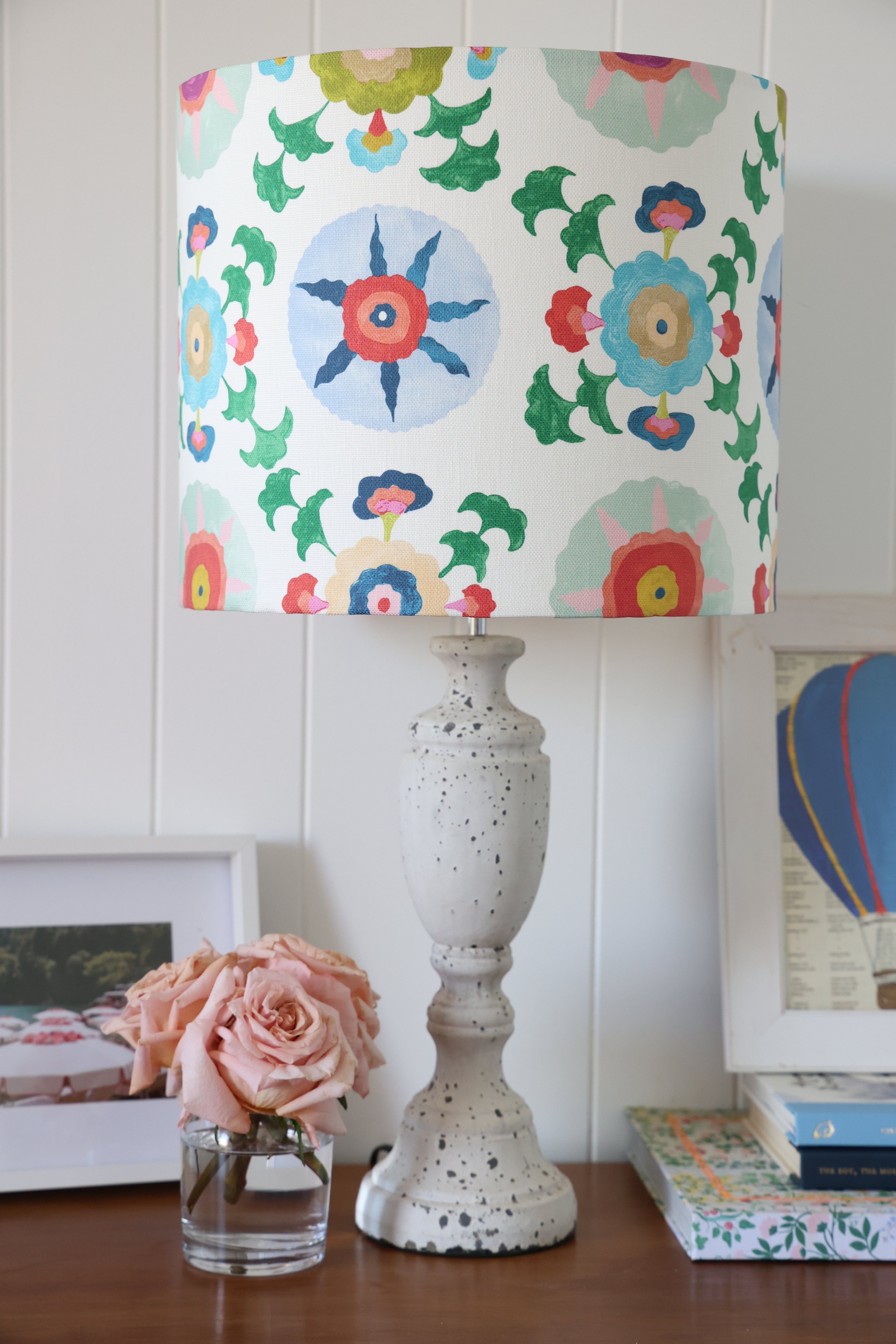 Anna Spiro 'Izmir - Ivory' Large Drum Lampshade