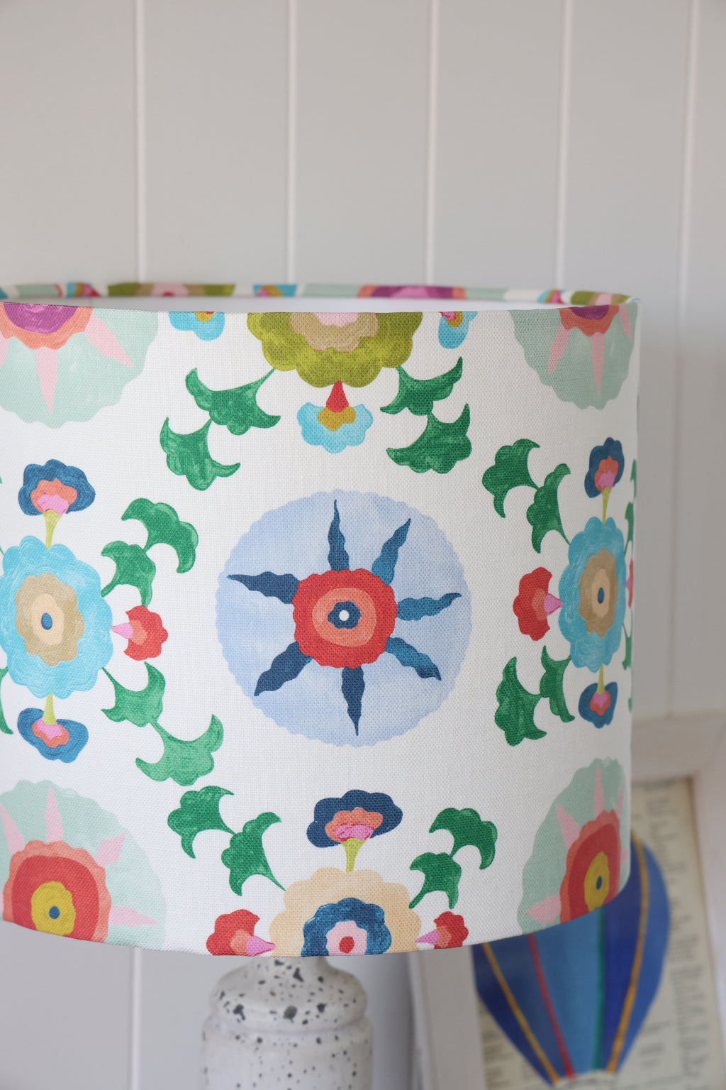 Anna Spiro 'Izmir - Ivory' Large Drum Lampshade