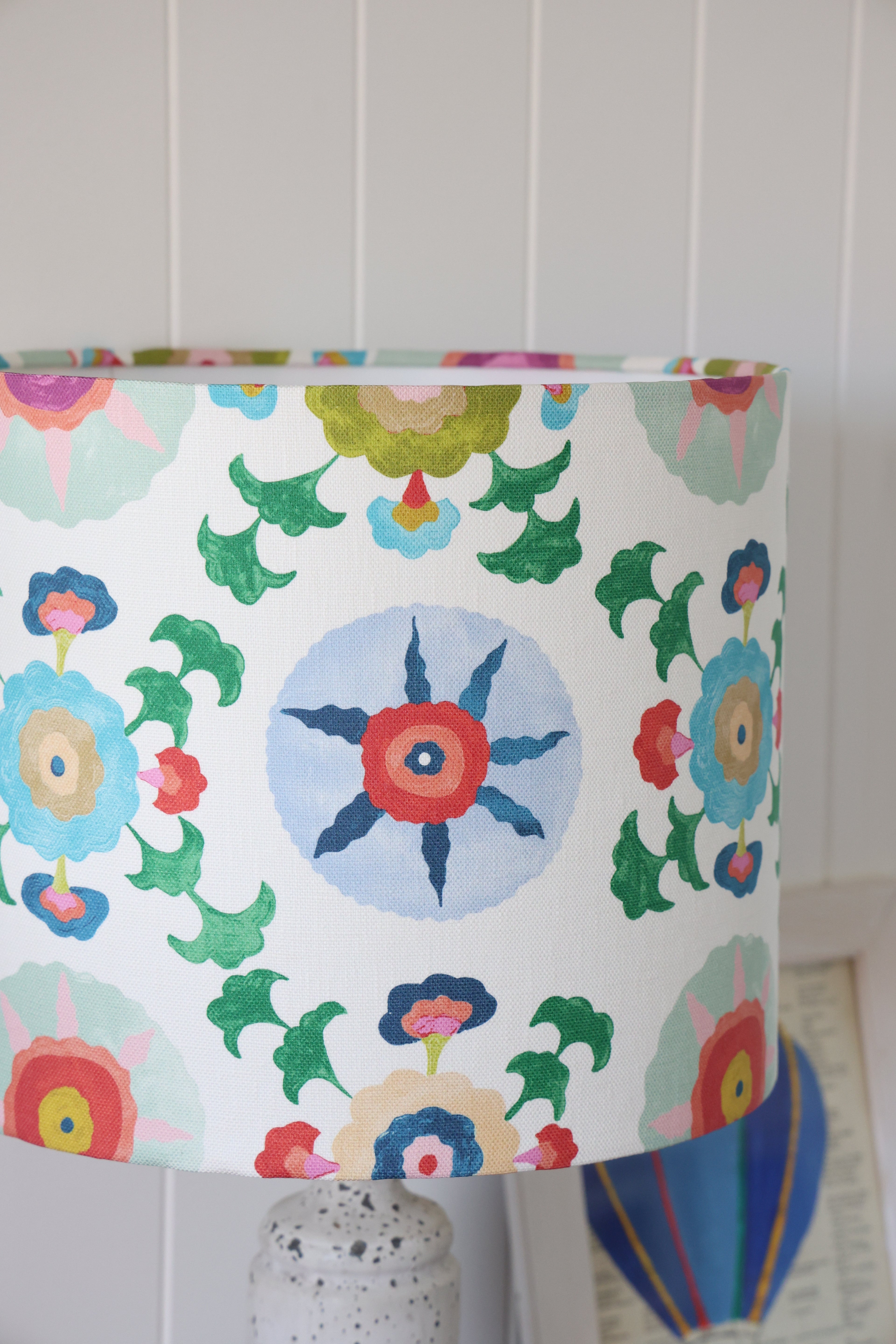 Anna Spiro 'Izmir - Ivory' Large Drum Lampshade