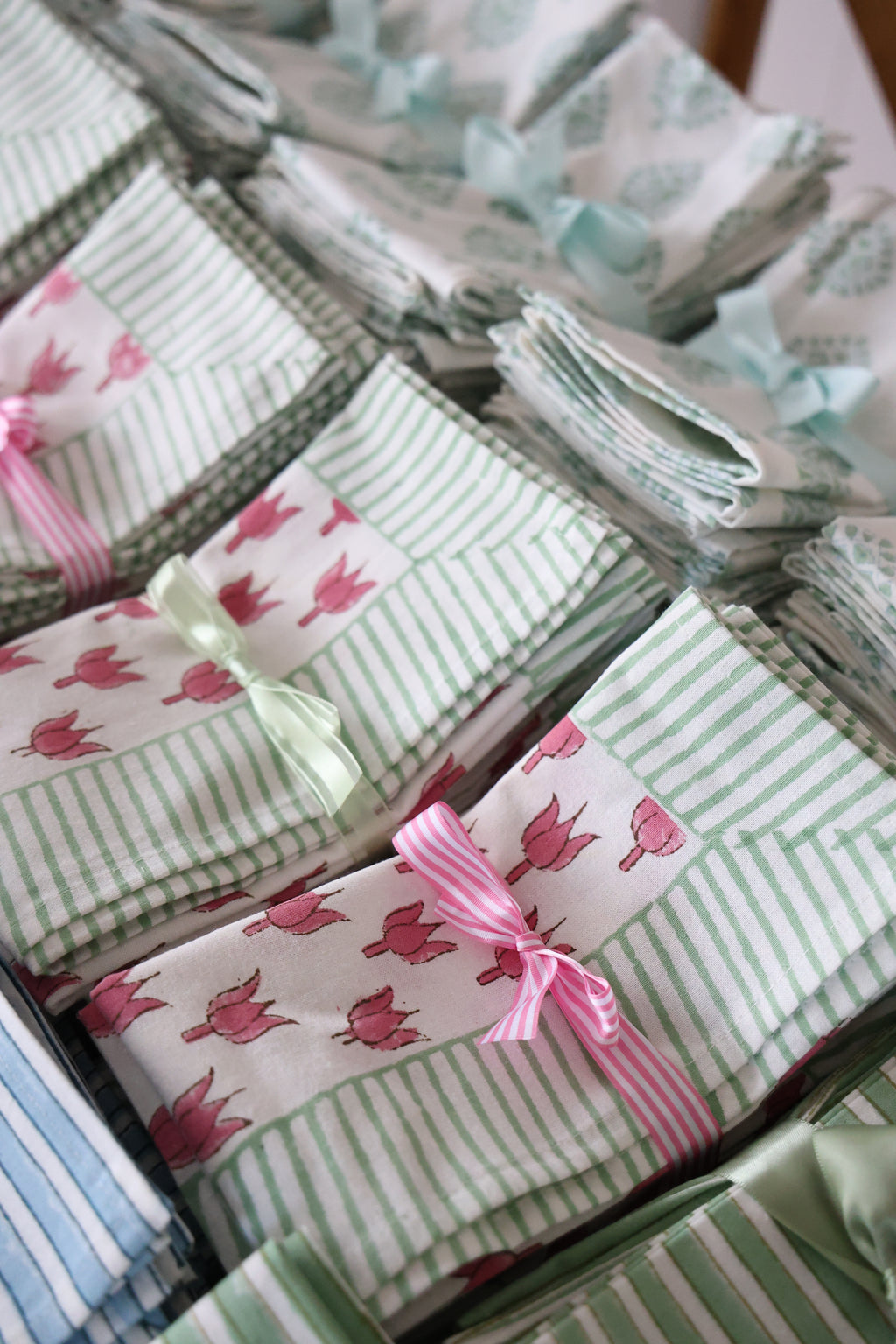 'Green Tulip' napkins