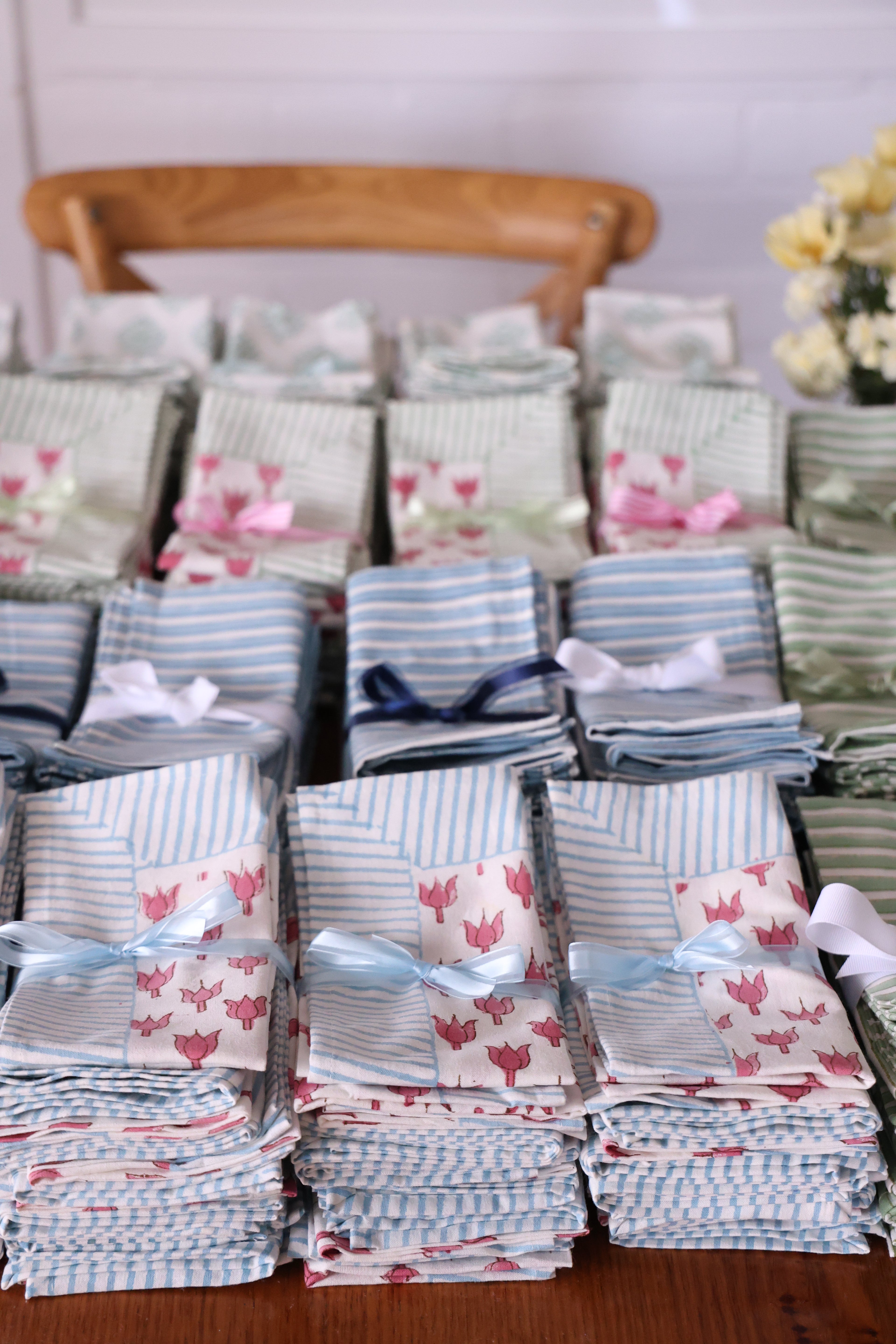 'Blue Tulip' napkins