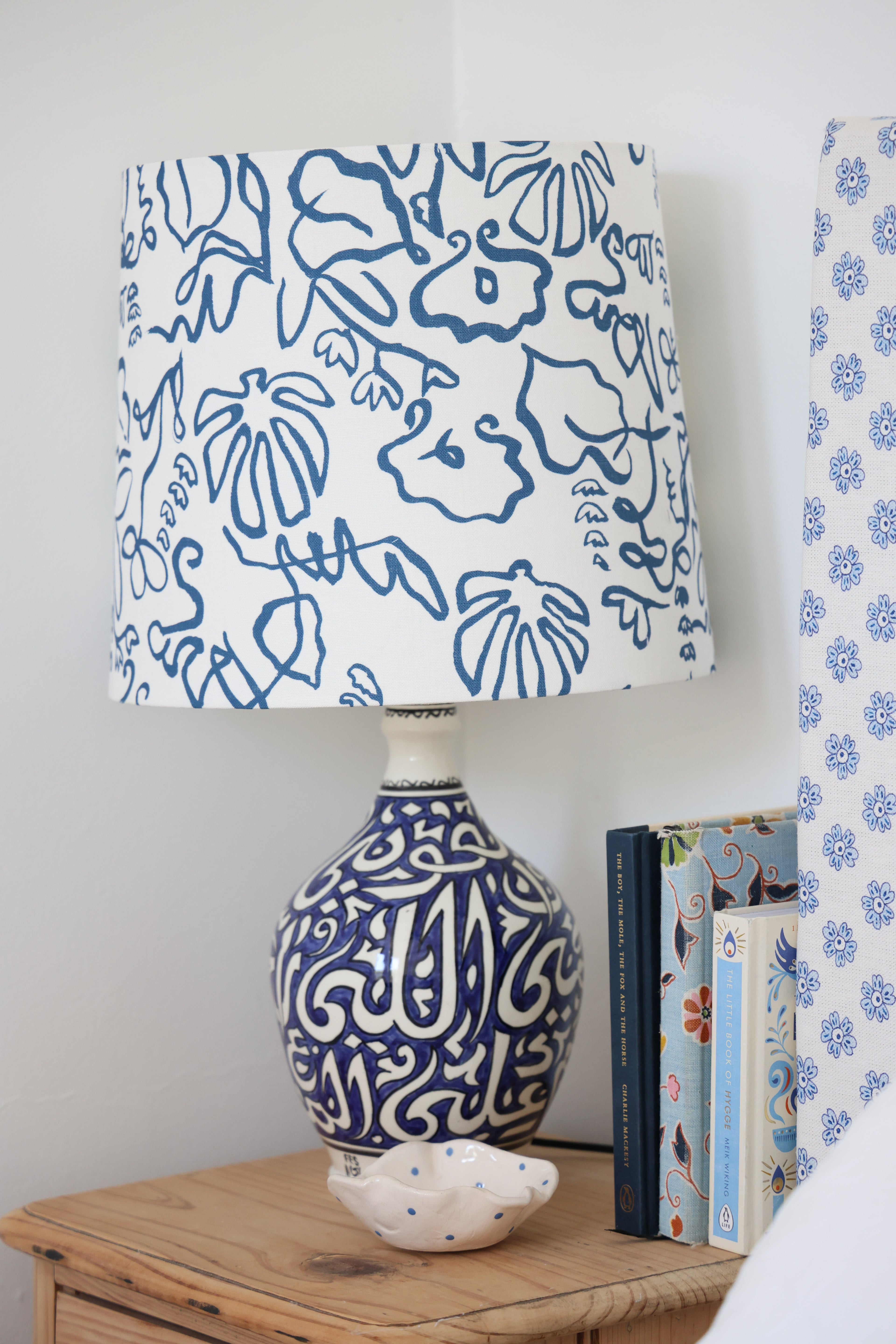 Anna Spiro 'High Tide Midnight' Medium Empire lampshade