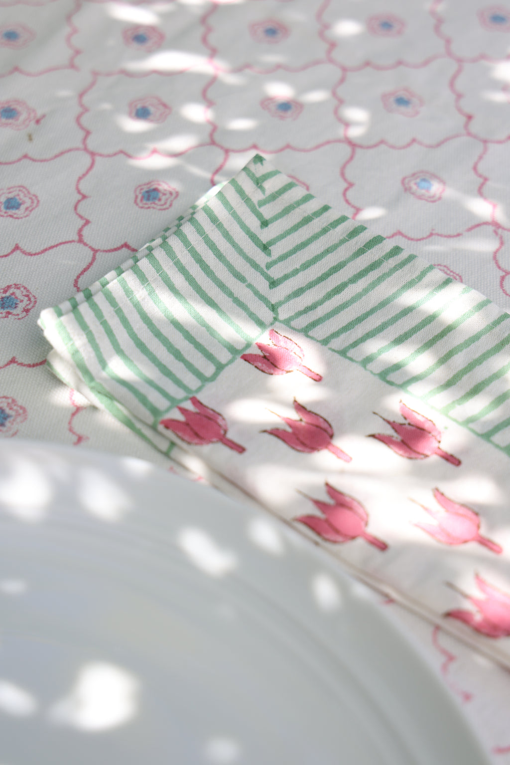 'Green Tulip' napkins