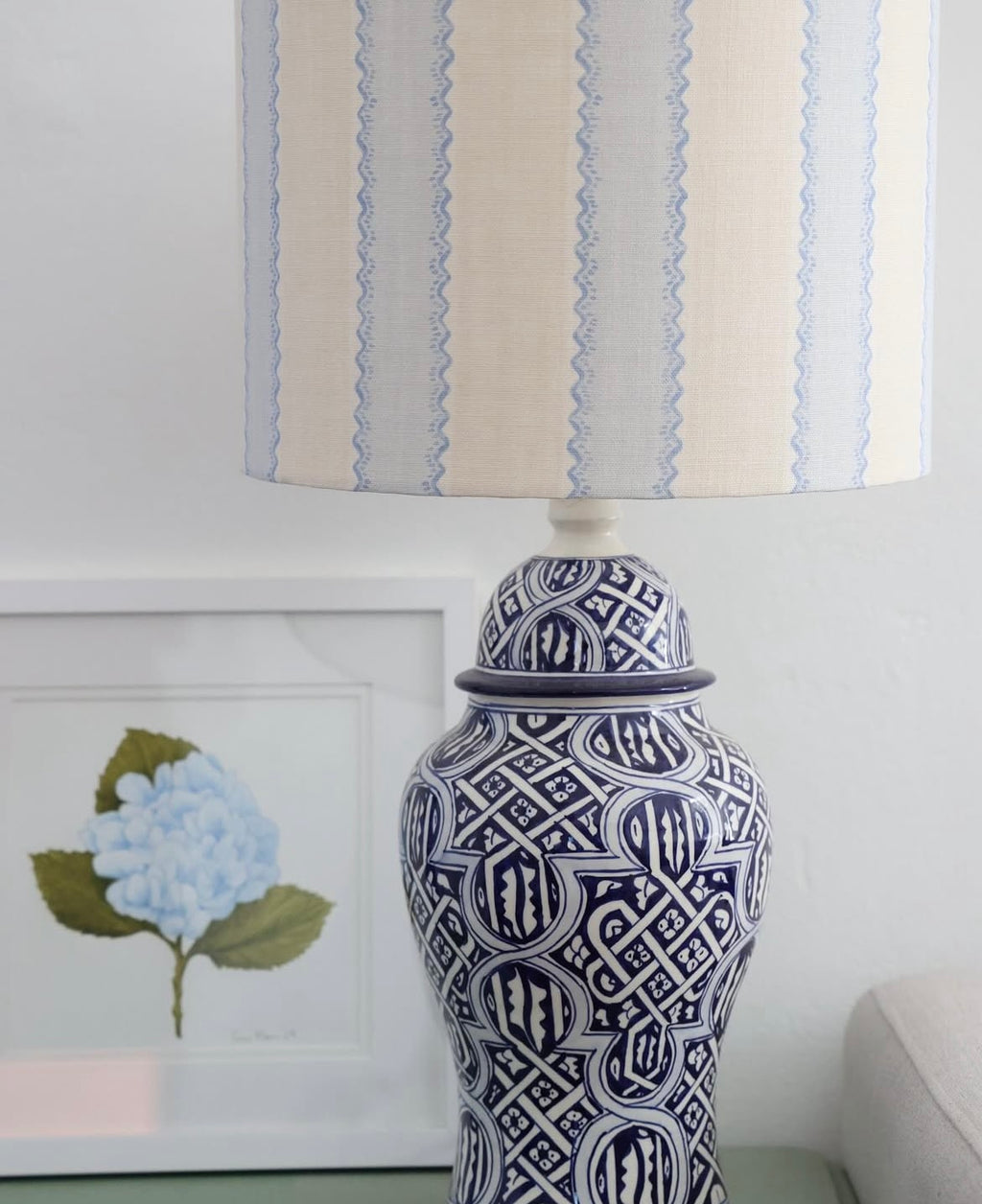 Linwood 'Croquet Violane' Short and Wide Lampshade