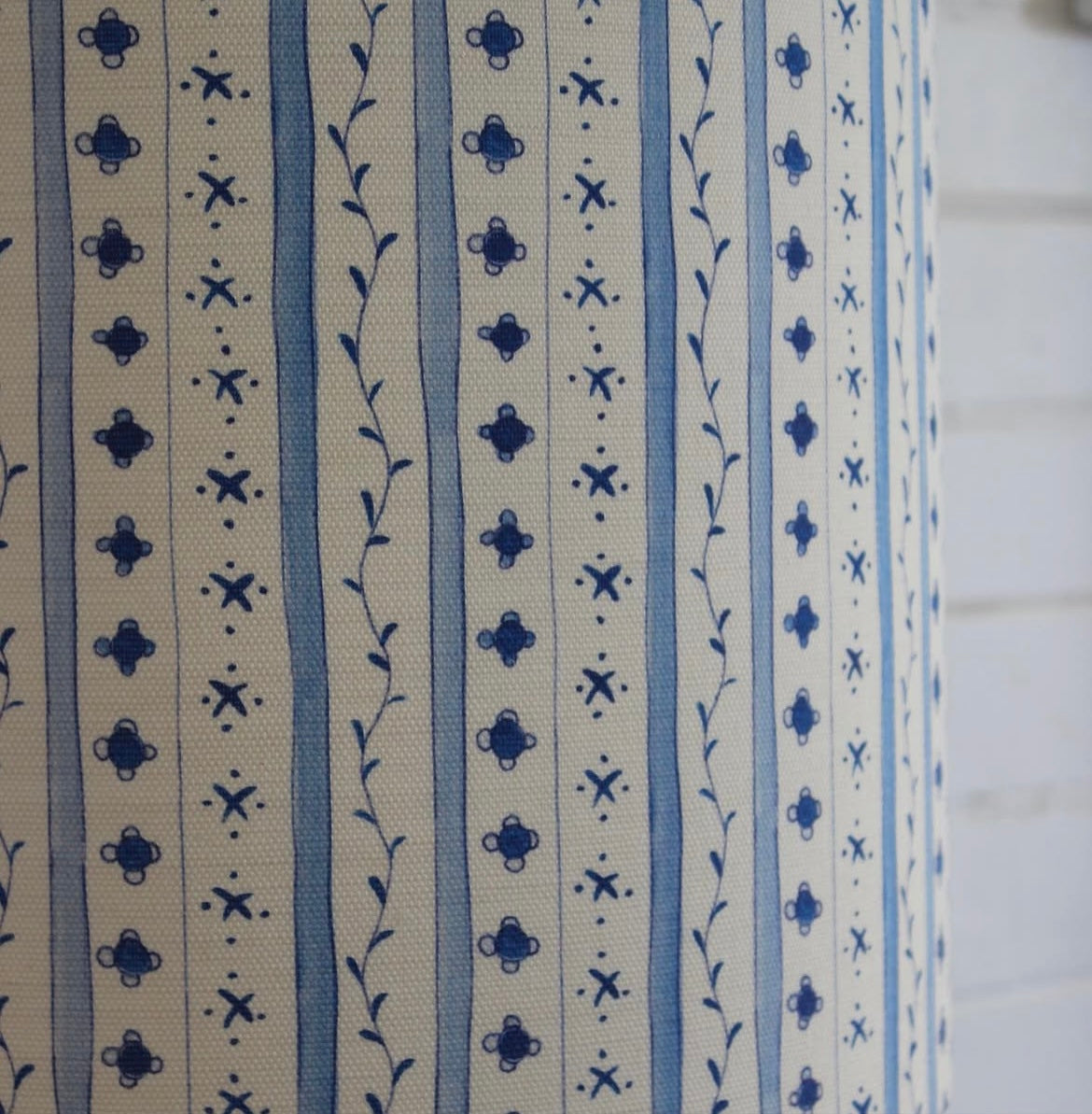 Ocre Designs 'Delft Blue Stripe' Medium Drum