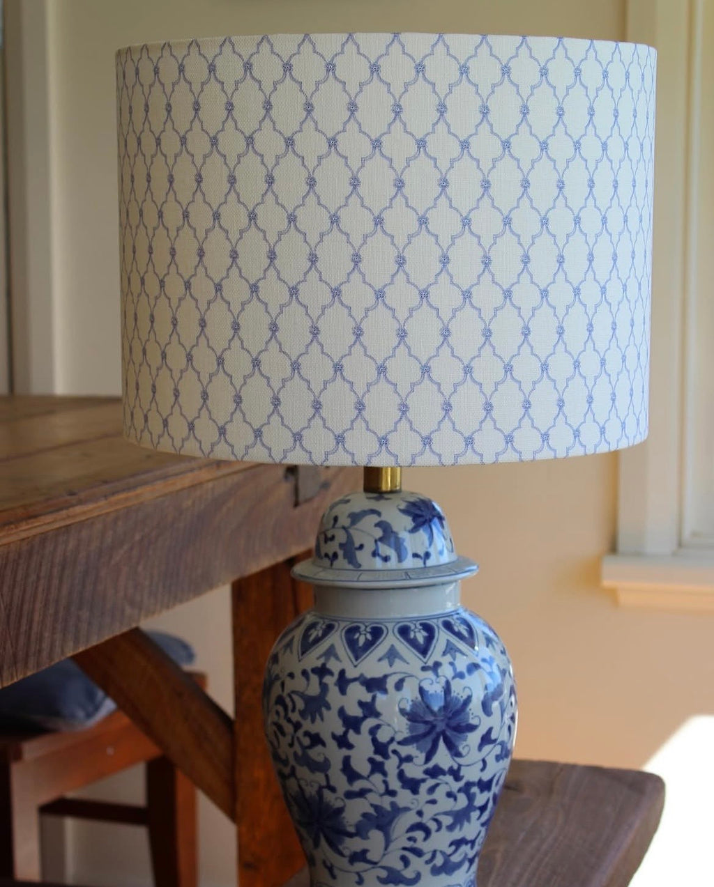 Ocre Designs 'Blue Mini Lattice' short and wide drum