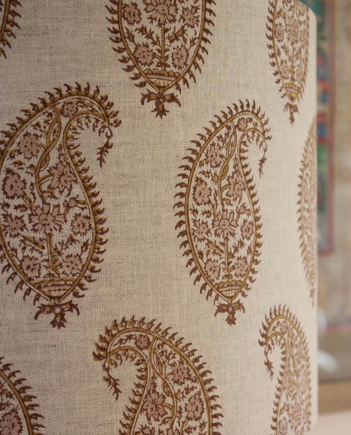 Walter G 'Paisley - Petal' Short and Wide lampshade