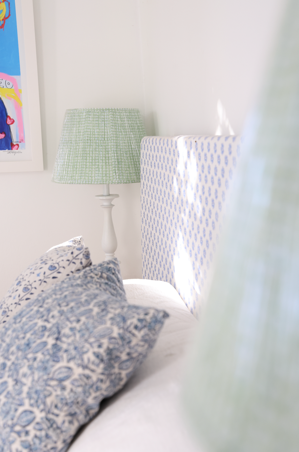 'Mini dots' pleated lampshade