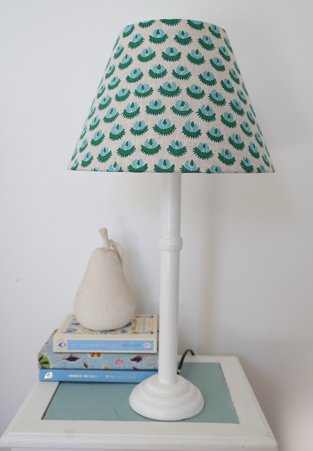 Walter G 'Cadiz Emerald linen' mini conical shade