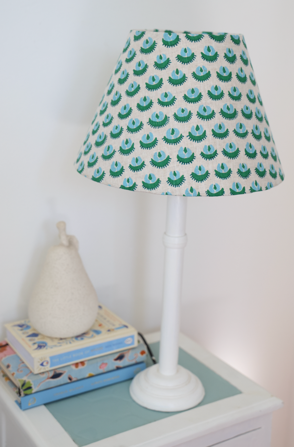 Walter G 'Cadiz Emerald linen' mini conical shade