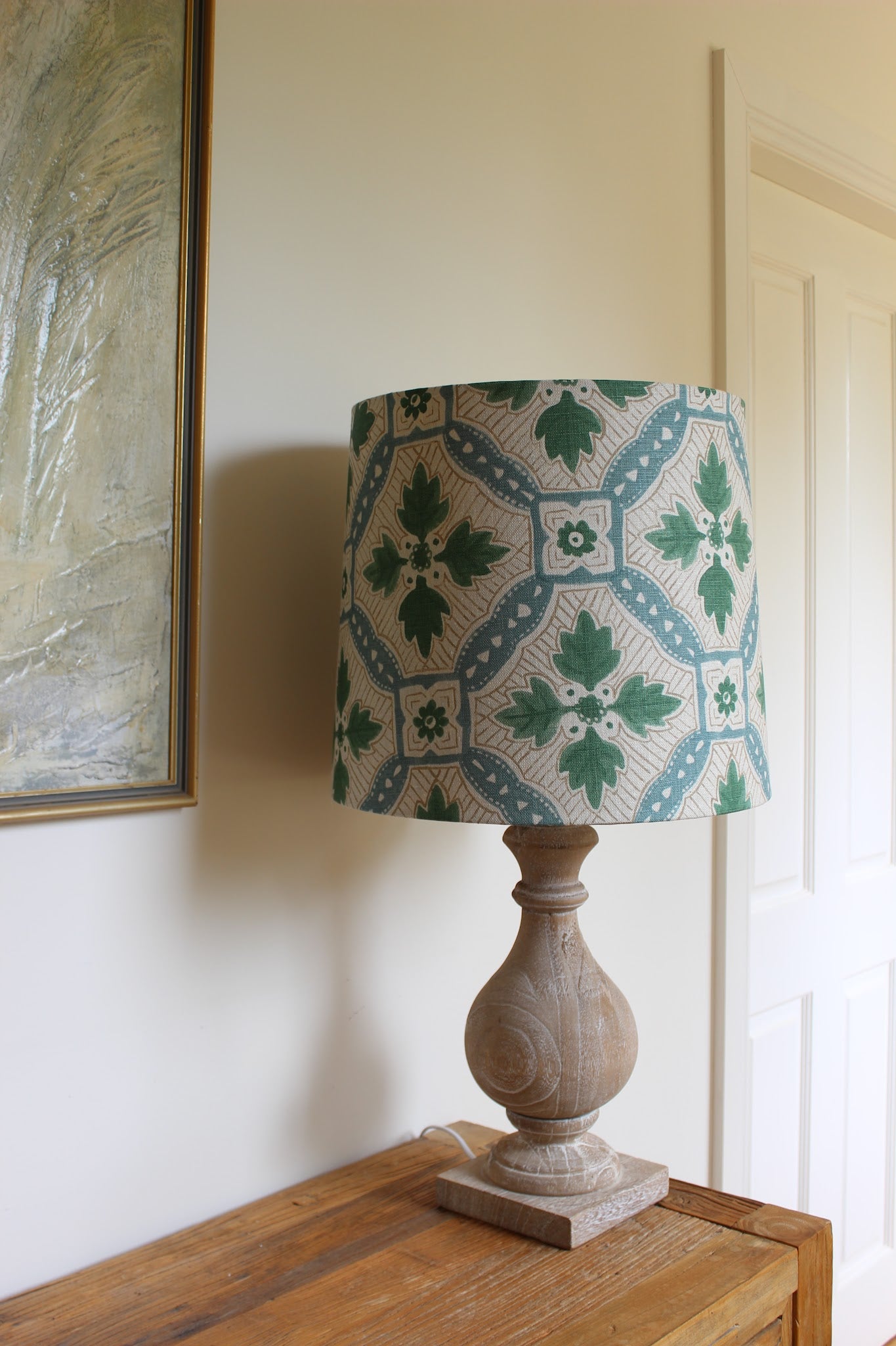 Anna Spiro 'Camona green/taupe/turquoise' Large Empire